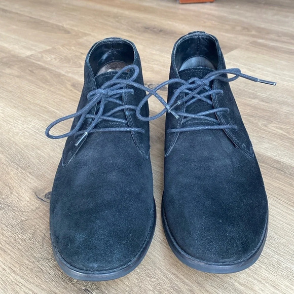 Lindbergh Men's Short Suede Chukka Boot 100% Nubuck Cow Suede - Picture 4 of 14
